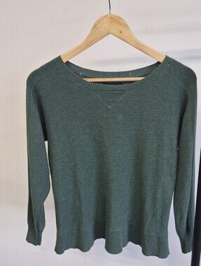 Women’s American Eagle Forest Green Crewneck Sweater